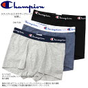 Champion ボクサーパンツ メンズ 前閉じ スクリプトロゴ 吸汗速乾 チャンピオン CM6-P206メンズ アンダーウェア 立体縫製 定番 プレゼント ボトム 人気 ウエスト ロゴ メンズ下着 下着 ボクサー