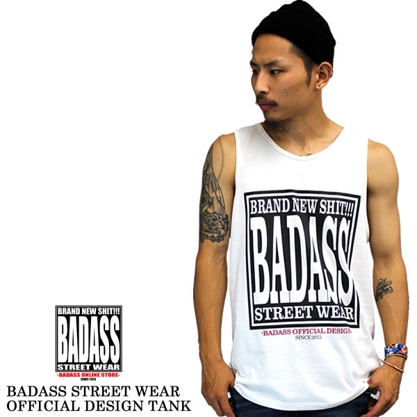 楽天FiELDLINEBADASS OFFICIAL TANK TOP オフィシャルタンクトップ ホワイト.ストリート.スケート.コラボ.ダブルネーム BADASS STREET WEAR オシャレ ダンス チーム カラー メンズ レディース キッズ