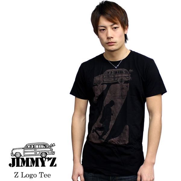 JIMMY 039 Z ジミーズ ジミーズィー 半袖Tシャツ Z Logo Tee U.S直輸入 JIMMYZ ジミージー サーフブランド OLD SURF 80年代 オールドスケート OLD SKATE ガレージ メンズファッション ショーツ Tシャツ 正規品 メンズ ファッション あす楽 アメカジ ストリート ルード スケート