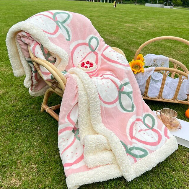 可愛い 毛布 ブランケット ひざ掛け かけ布団100x150 暖かい