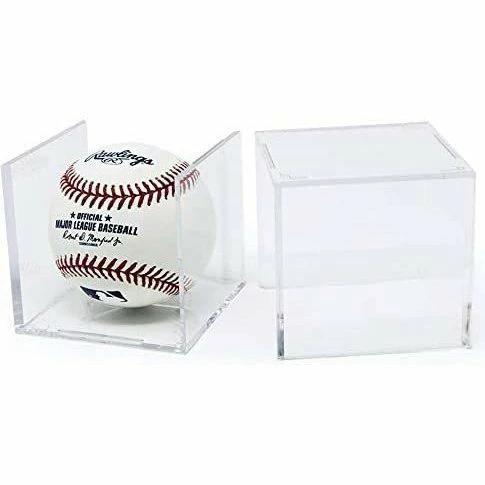野球ボールケース サインボールケース 3個セット UVカット仕様 アクリル製 硬式/軟球野球ボール対応 コ..