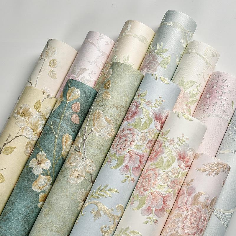 壁紙シール 花柄 リメイクシート はがせる インテリア シール リフォームシート カッティングシート ウ..