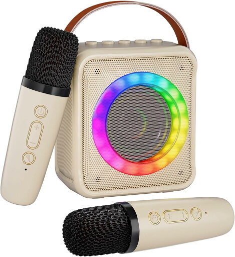 カラオケセット ミニ カラオケマイク Bluetooth 無線マイク 2本 P Aセット 家庭用 カラオケ スピーカー ホームカラオケ KTV ボーカル消去 USB/TFカード/Aux再生 室内/アウトドア Android/iPhoneに対応 カラオケセット ミニ カラオケマイク Bluetooth 無線マイク 2本 P Aセット 家庭用 カラオケ スピーカー ホームカラオケ KTV ボーカル消去 USB/TFカード/Aux再生 室内/アウトドア Android/iPhoneに対応