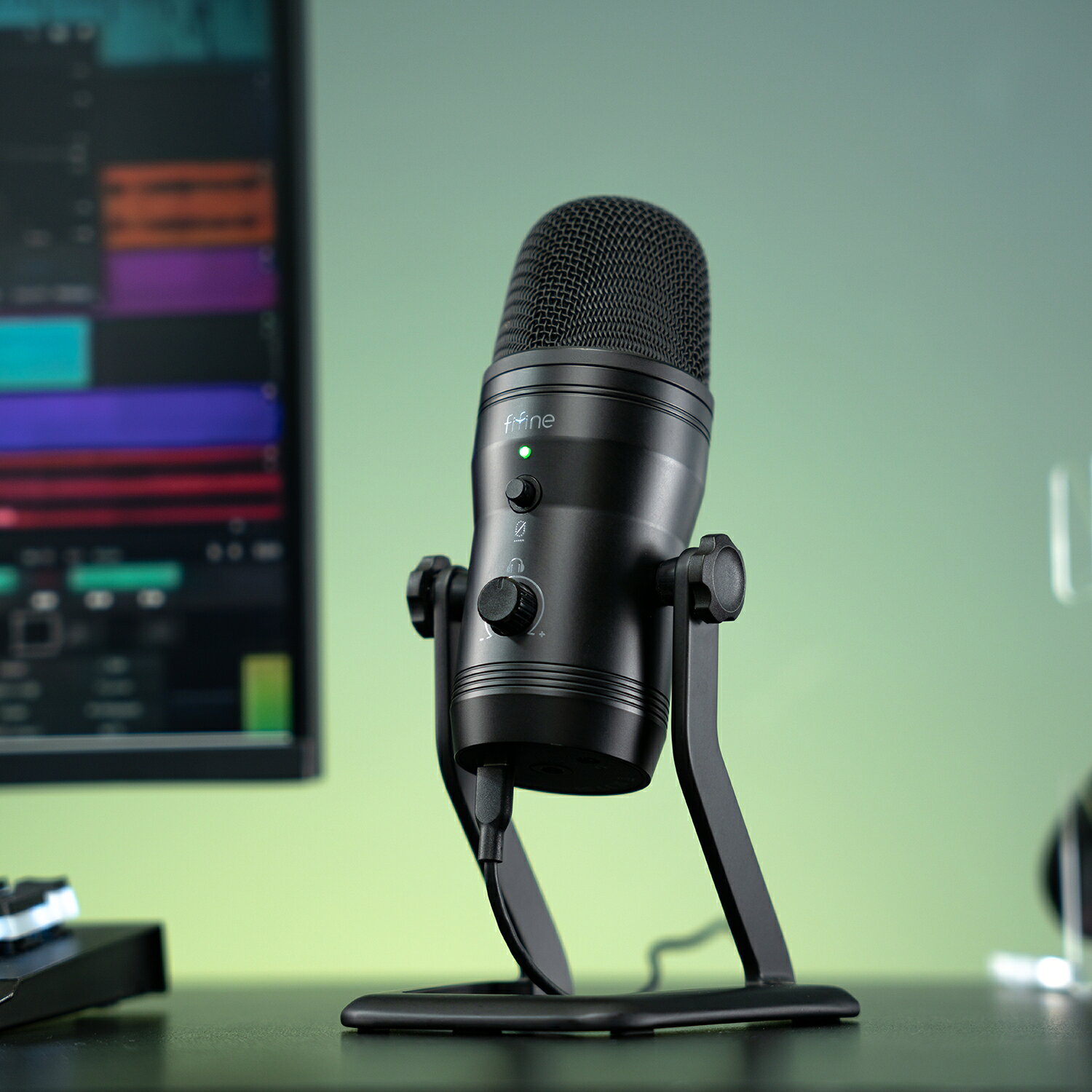 【公式ブランド・1年保証】 ASMRマイク USB PC マイク ASMR コンデンサー マイク 全指向性 カラオケ 配信 録音 ゲーム実況 レコーディング スマホ パソコン iPhone PS4 PS5 ブラック ASMR用 ASMRマイク コンデンサーマイク 「 送料無料 1年保証 」 FIFINE K690