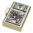 【FIGMART】ブラス オイルライター メンズ【z-s0026】タロット 太陽 ザ・サン 真鍮 ライターケース ZIPPO ジッポ 送料無料