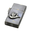 【FIGMART】ブラス オイルライター メンズ【s0074】スワロー ツバメ 燕 スリム 真鍮 ライターケース ZIPPO ジッポ 送料無料