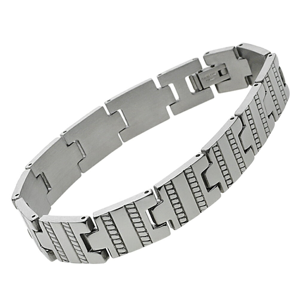 樂天商城 - 【FIGMART】ステンレス ブレスレット メンズ【fb6032】スタッキングスタイル シンプル 送料無料