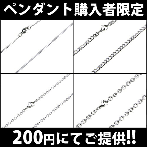 シルバーアクセサリーFIGMARTの【セット販売】ステンレスチェーン ※ペンダントと同時購入の場合のみ選択可能 a0100 a01234｜アングル2