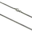ポイント10倍【FIGMART】シルバー925 チェーン メンズ【c0003】幅2mm キヘイシルバーチェーン 喜平 燻し仕上げ ネックレス 送料無料