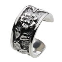 【FIGMART】シルバー925 イヤーカフ メンズ【fe2019】桜 サクラ 和風 ジルコニア silver925 フェイクピアス 穴不要 片耳 送料無料