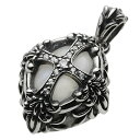 【FIGMART】シルバー925 ペンダント メンズ【fp0163】クロス 十字架 ブルームーンストーン ジルコニア silver925 ネックレス ペンダント...