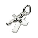 【FIGMART】シルバー925 ペンダント メンズ【z-fp0212】クロス 十字架 レディース ジルコニア silver925 ネックレス ペンダントトップ 送料無料
