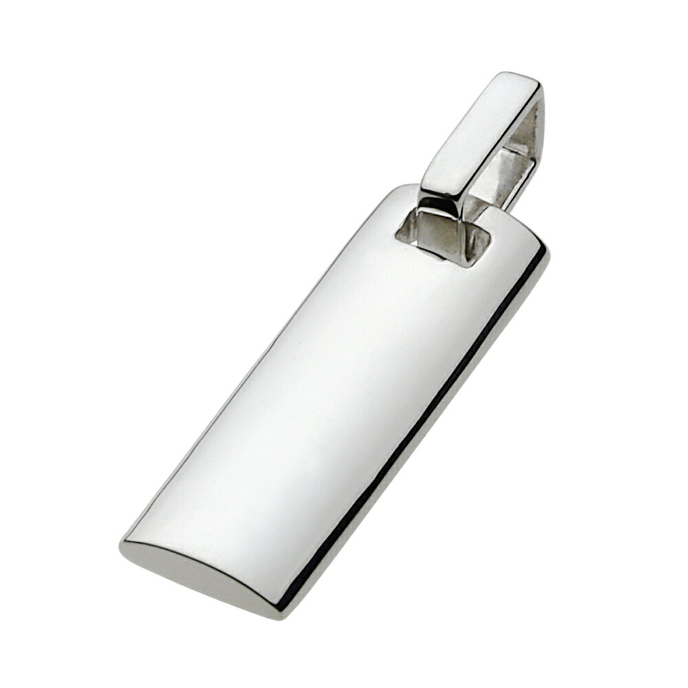 【FIGMART】シルバー925 ペンダント メンズ【fp0280】シンプル プレート プレーン 無地 silver925 ネックレス ペンダントトップ 送料無料