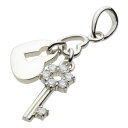 ポイント10倍【FIGMART】シルバー925 ペンダント メンズ【z-fp0305】ハート パドロック 鍵 レディース ジルコニア silver925 ネック...