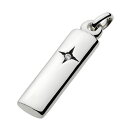 P10倍【FIGMART】シルバー925 ペンダント メンズ【z-fp0343】シンプル プレート 無地 ジルコニア silver925 ネックレス ペンダント...