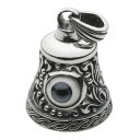 【FIGMART】シルバー925 ペンダント メンズ【z-fp0401】ベル 目玉 ドールアイ アラベスク silver925 ネックレス ペンダントトップ 送料無料