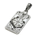 ポイント10倍【FIGMART】シルバー925 ペンダント メンズ【z-fp0467】タロット 運命の輪 リバーシブル silver925 ネックレス ペンダン...