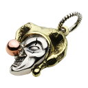ポイント10倍【FIGMART】シルバー925 ペンダント メンズ【z-fp0593】ピエロ フェイス 道化師 silver925 ネックレス ペンダントトップ...