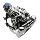 ポイント10倍【FIGMART】シルバー925 リング メンズ【fr0202】オパール ガネーシャ 象 神様 ヒンドゥー教 送料無料