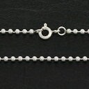 ポイント10倍【FIGMART】シルバー925 チェーン メンズ【fc0106】幅2mm ボールチェーン ネックレス 送料無料
