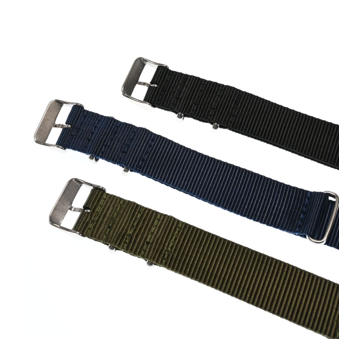 MIMOSA(ミモザ) 時計バンド IT型押ワニ 19mm ブラック (美錠:銀) CIT-A19