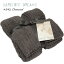 【ポイント2倍】Barefoot Dreams ベアフットドリームス542 チャコールCozychic Ribbed Throw Blanketリブ織シングルブランケット【出産祝い】【メンズ】【即納】【楽ギフ_包装選択】【楽ギフ_のし】【楽ギフ_のし宛書】【楽ギフ_メッセ入力】