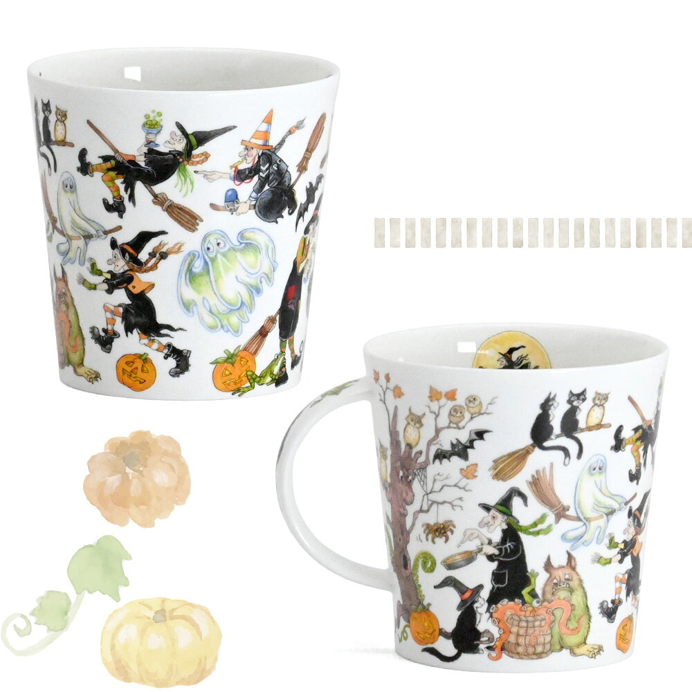 Dunoon ダヌーン マグ 480mL CAIRNGORM SPELLBOUND Cauldron ハロウィーンの魔女たち | マグカップ 正規輸入品 正規品 ユニーク ハロウィーン Halloween ヨーロッパ イラスト ギフト プレゼント コーヒーマグ カップ プレゼント スープカップの商品画像 3