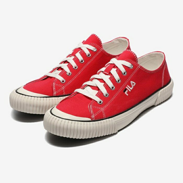 《交換不可・返品不可》FILA フィラ スニーカー シューズ レディース メンズ ユニセックス FILA BUMPER バンパー RED レッド 1XM01550D923 BTS 防弾少年団 コラボ 通学 ローカット シンプル カジュアル 送料無料