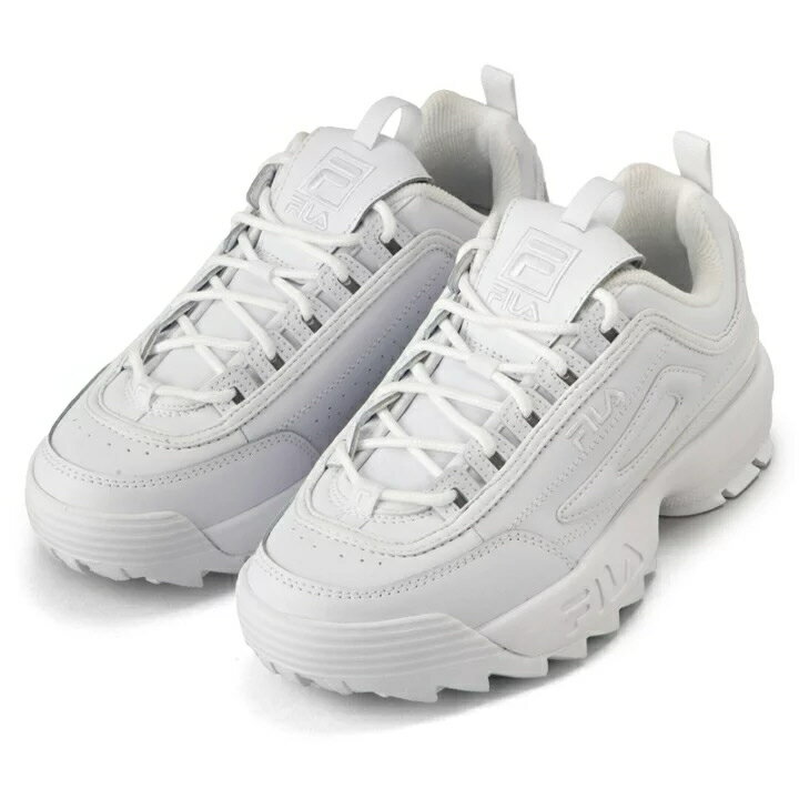 【Aぇ group着用商品】FILA フィラ DISRUPTOR II ディスラプター 2 WHITE ホワイト USS23029101 スニーカー シューズレディース メンズ ユニセックス 白 靴 厚底 定番