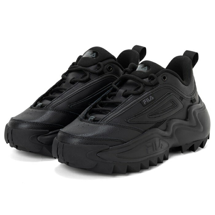 FILA フィラ TWISTER ツイスター BLACK ブラック スニーカー シューズ レディース メンズ ユニセックス USS24049001 靴 黒 厚底