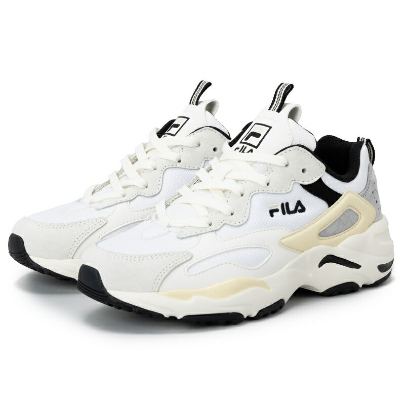 FILA フィラ RAY TRACER レイトレイサー WHITE / BLACK / RUTABAGA ホワイト ブラック ルタバガ スニーカー シューズ レディース メンズ ユニセックス WSS24030165 靴 白