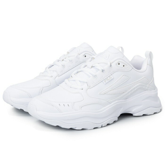 【Aぇ! group着用商品】FILA フィラ スニーカー シューズ WOODBLOCK STR ウッドブロック STR WHITE / WHITE / WHITE ホワイト 1RM02259E100 レディース メンズ ユニセックス 厚底 靴 白