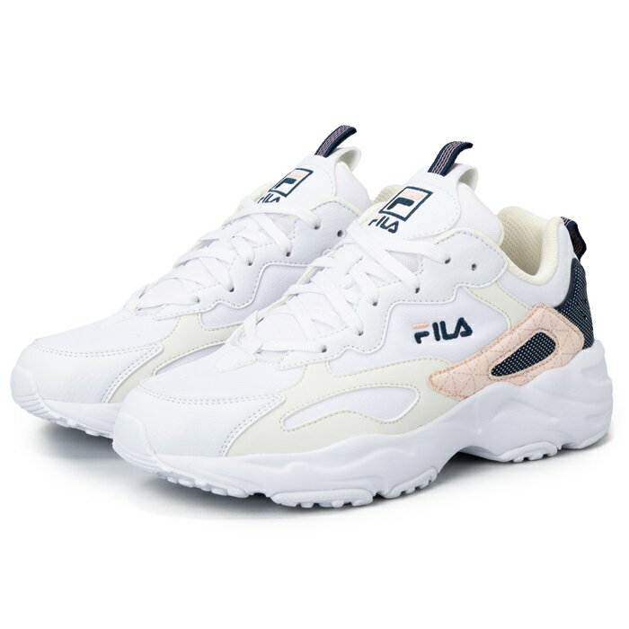 FILA フィラ RAY TRACER WA レイトレイサー WHITE/ LILLY WHITE/ FIRST BLUSH ホワイト/リリーホワイト/ファーストブラッシュ スニーカー シューズ レディース メンズ ユニセックス USS24020149 靴 白 ピンク