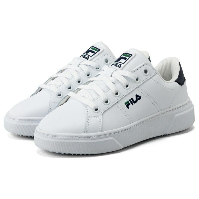 【 SALE アウトレット 】《交換不可・返品不可》【Aぇ! group着用商品】FILA フィラ スニーカー シューズ COURT PLUMPY LITE コートプランピーライト White/Navy/Green ホワイト/ネイビー UFW23046143 レディース メンズ ユニセックス 靴 白 青