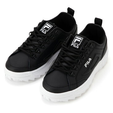 【outlet / 処分特価品】F51580010ディスラプター コート ブラック / シルバー【WOMENS レディース スニーカー FILA フィラ 厚底】