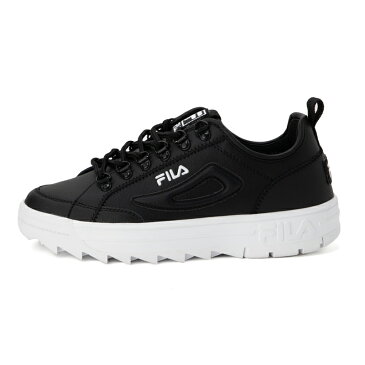 【outlet / 処分特価品】F51580010ディスラプター コート ブラック / シルバー【WOMENS レディース スニーカー FILA フィラ 厚底】