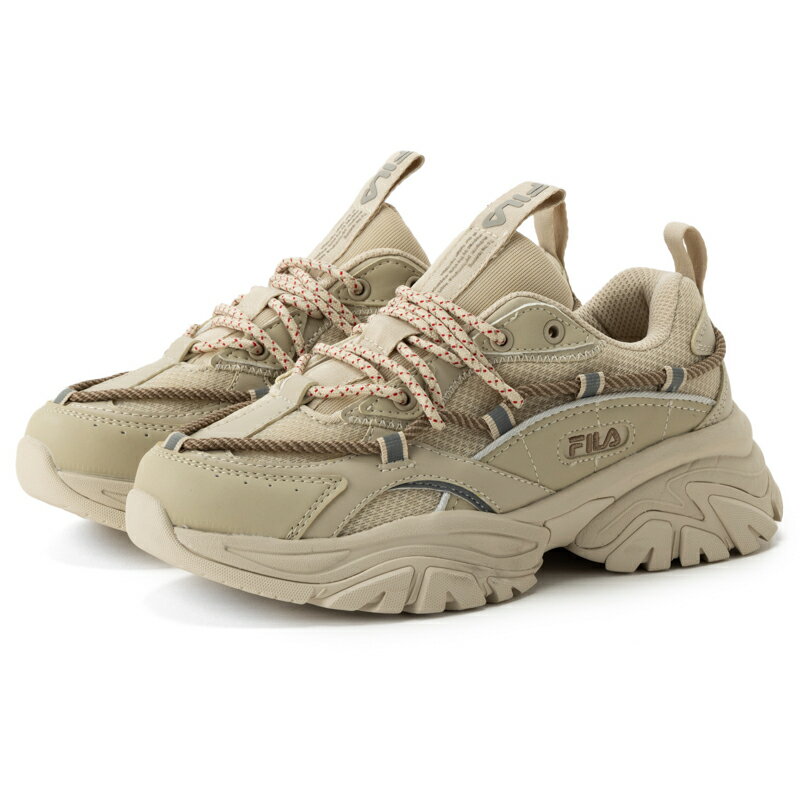 在庫限り【outlet / 処分特価品】1RM02263E926 TWINPATCH Beige/Beige/White【男女兼用 UNISEX スニーカー FILA フィラ】