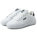 UFW23046143 COURT PLUMPY LITE(コートプランピーライフ) White/F-Navy/ Green【FILA フィラ メンズ レディース ユニセックス スニーカー 厚底】