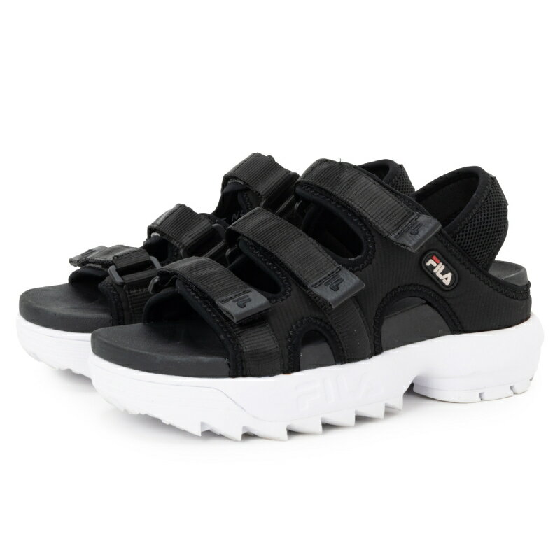 【Aぇ! group 末澤誠也 ご紹介モデル】USS23082013 DISRUPTOR SD PUFFY BLACK/WHITE/RED【ユニセックス レディース メンズ FILA フィラ 厚底】