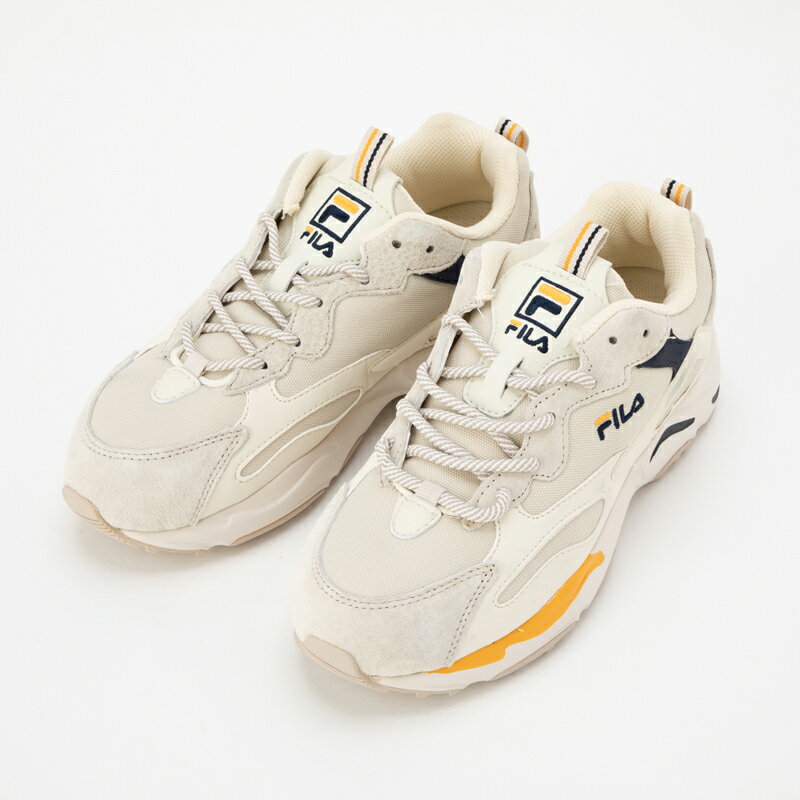 【Be Beige】F51191461 RAY TRACER NM(レイトレイサーNM) イエロー 【BTS着用 ユニセックス レディース メンズ スニーカー FILA フィラ】