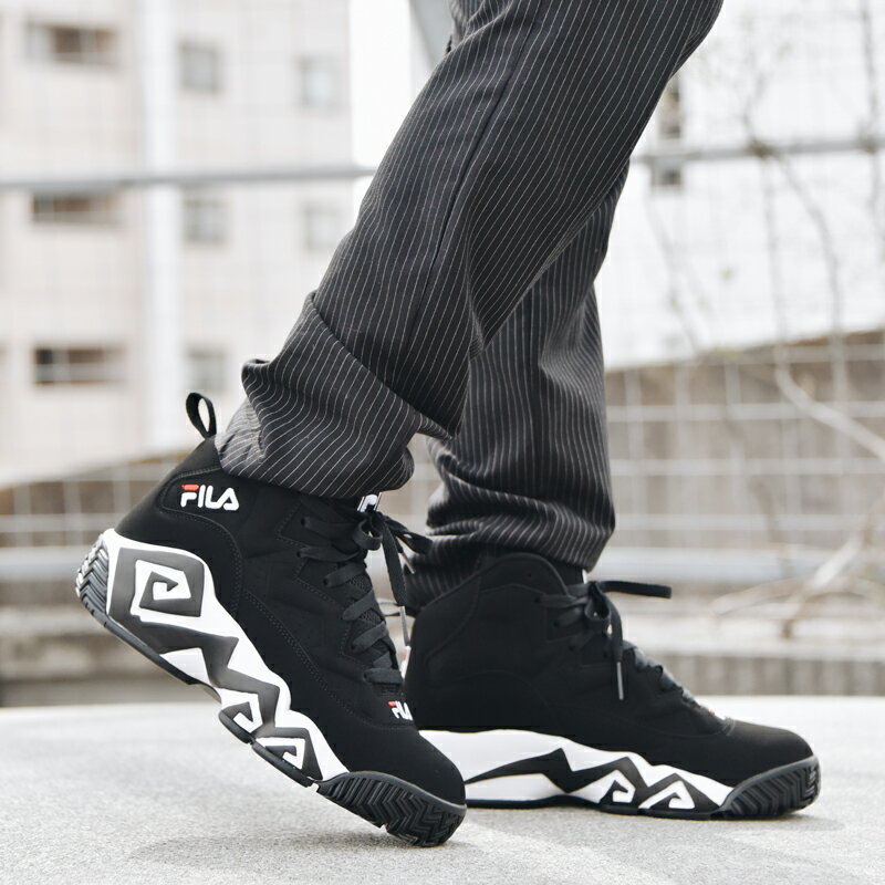 FHE102 001 MB BLK【定番 FILA フィラ バスケ バッシュ カジュアル ストリート 復刻 バスケット】