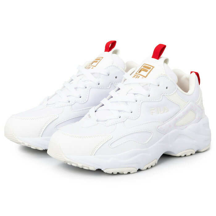 【 公式 】RAY TRACER 24 レイトレーサー WHITE/PIROUETTE ホワイト ピンク WSS24024155 FILA フィラ スニーカー ダッドスニーカー 厚底スニーカー ローカット 厚底 メンズ レディース ユニセックス