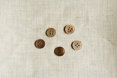 黒蝶シェルボタン　13mm巾(5個セット)