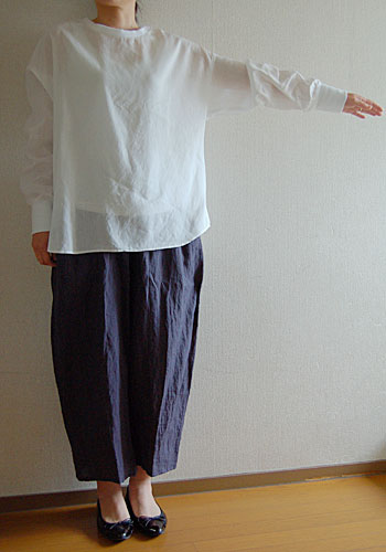 ★閉店セール★【型紙】【初心者レシピ付き】布帛トレーナートップス(リラックスサイズ)型紙 filer-10008526 filer サンプル画像3