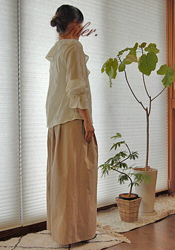 【型紙】フレアカラーブラウス型紙