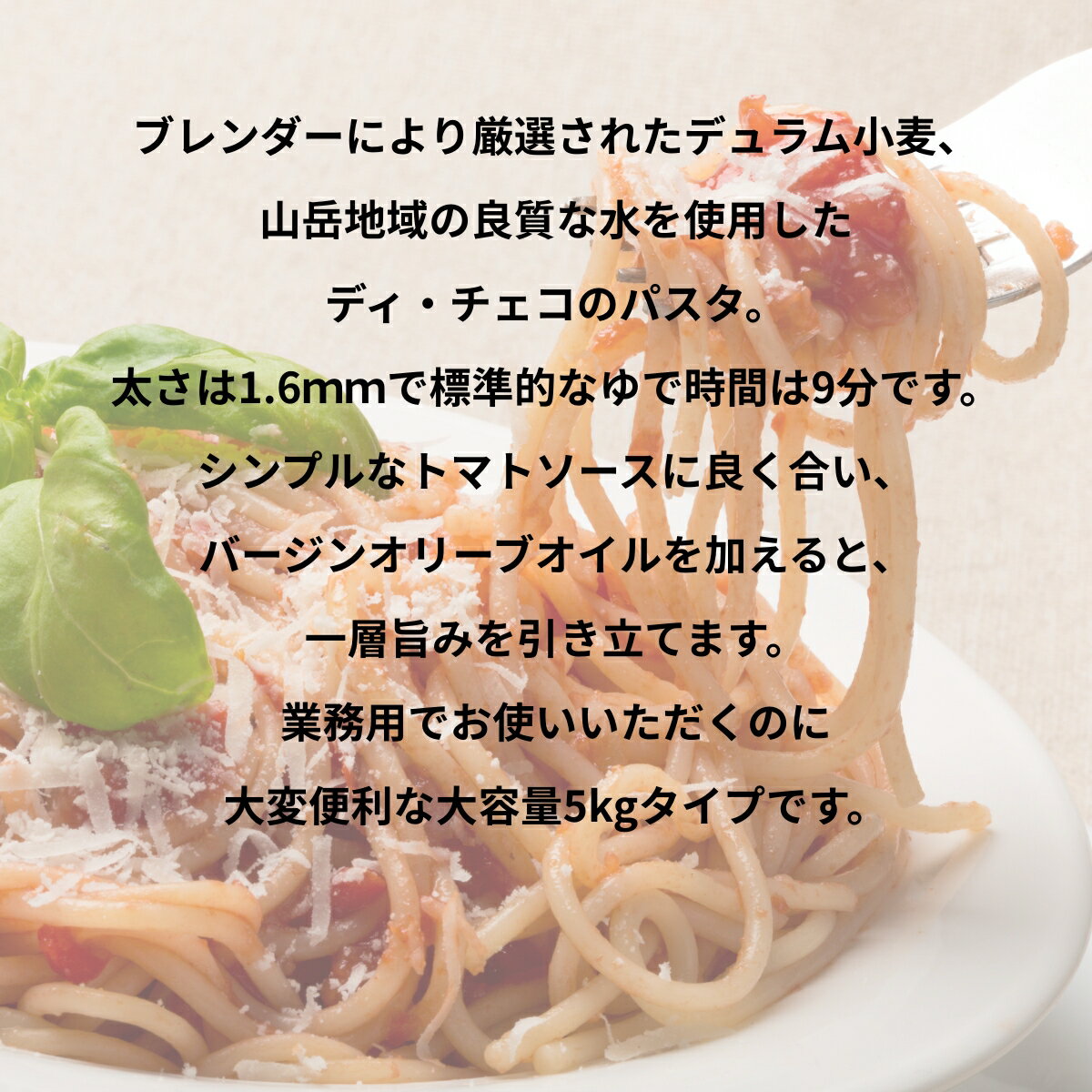 DE CECCO ディ・チェコ 業務用 ディ・チェコ No.11 スパゲッティーニ 5kg 大容量 ...