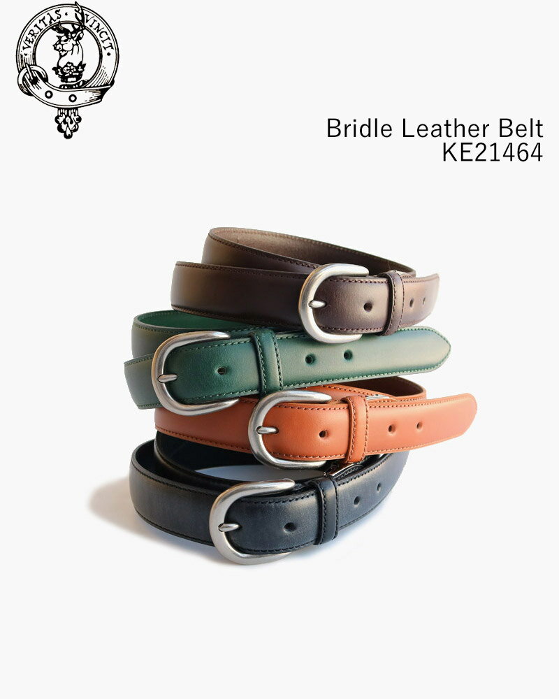 キース KIETH Bridle Leather Belt 30mm KE21464 / キース ブライドルレザーベルト 30mm幅 メンズ 革ベルト レザー プレゼント ギフト 父の日 誕生日