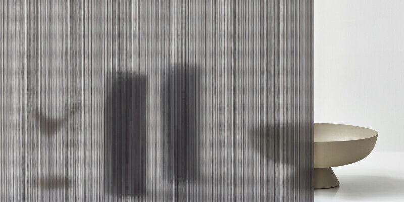 視線カット ストライプ ガラスフィルム 窓 GF1825（ロール巾1250mm）サンゲツ ルノブラック 窓ガラスフィルム 目隠しフィルム オーダーカット ライン 目隠しシート