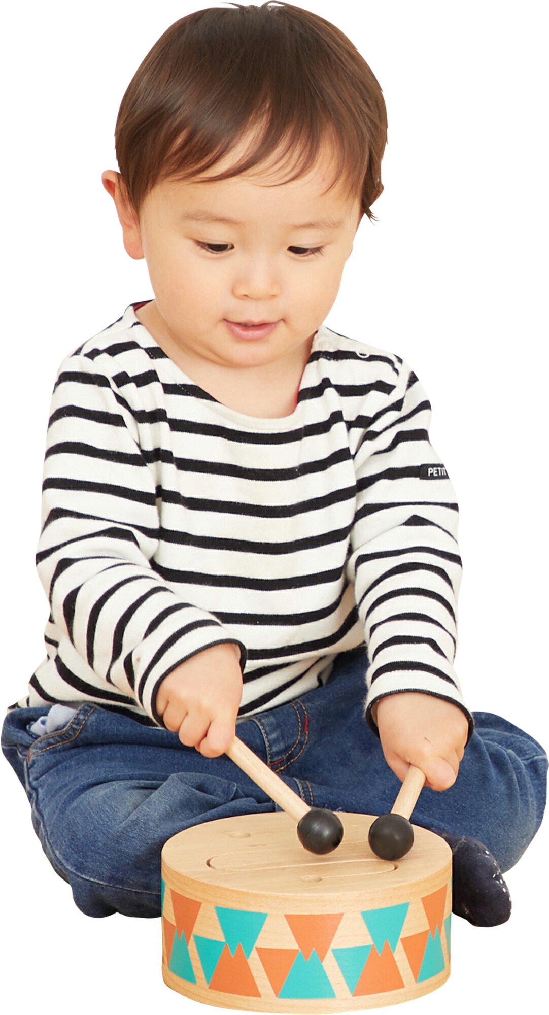 【P10倍 アフターSALE期間限定】 I ’mTOY クラシックドラム 対象月齢 : 12ヶ月 エデュテ ベビーグッズ