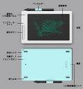 【SALE対象品★最大50%OFF】 コンパクトで持ち運びやすい液晶タブレット DIGI TABLET